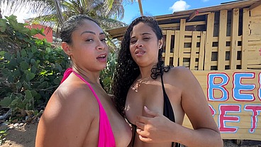 Festa boa na praia Enseada dos Coarais em Cabo PE
