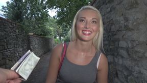 Sexy babe Lovita gives POV BJ & gets fucked doggy style for cash