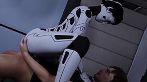 Big-Tit AI Sex Bot Devoured Anally by&#x5DE8;&#x578B;Dong