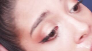 Super Sexy Hispanic swallows 80 bukkake cumshots