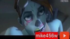 Slutty 3d Fortnite Zombie Cutie Got Drilled Hard In Missionary