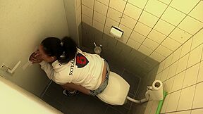 Curvy Stranger Sucks And Fucks In Bathroom
