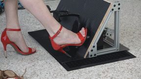 Sage Tests Various Shoes on the Antique Car Pedals (MP4 - 1080p)