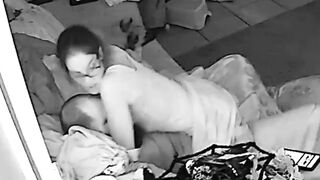 Quickie starts on the couch and ends inside the bedroom
