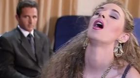 Three hot German women satisfying two well-endowed men with their tight openings