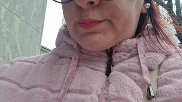 Real wonderful farts while walking in the city center 4K