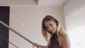 Raw, lusty wife gets her hubby watching as she gets pounded