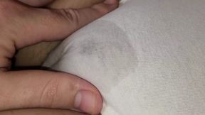 I spit on my classmate's wet, horny&#x1F975; pussy&#x270C; and rub it