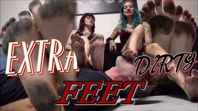 FOOT CLEANED WITH SOAP IN SLAVE’S MOUTH AMARENA & LILLI BAYLE ( Smartphone Version )