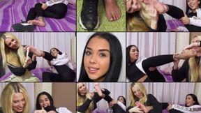 BlackAngel Foot Tickle at Home