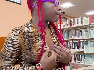 Wifi out at home so I had to work from the library. I was sitting here 1st so soever MUAH