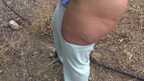 Cheating Egyptian Farmer's Wife Let's Neighbor Fuck Her Outside