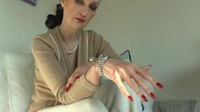 Stepmother Shows Her Watches, Watch Cock Masturbate and Cum