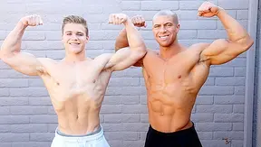 Ripped Muscles Clash - Kyle Dean Fucks Sean Costin Hard