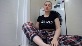 My Stepbrother Filmed Me Cumming with a Vibrator