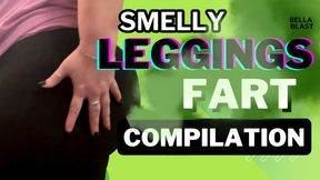 Stinky Fart Overload – Back to Back Bombs in Leggings