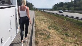 Lara CumKitten's A1 Roadside Romp
