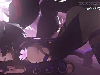 Psylocke X Orochi - Clash Of The Superheros - Coarse Animation Porn