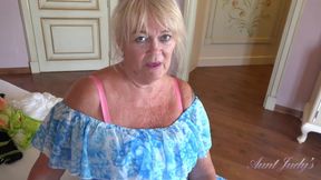 Aunt Judy's - Step Mom Caught You Checking Out Her Thong (POV)