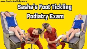 Soccer Girl Sasha’s Foot Tickling Podiatry Exam - Tickle - Foot Fetish - Female Domination