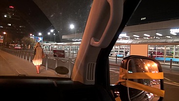 Sasha Steele got a ride in a Van