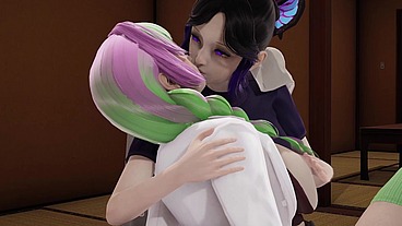 demons slayer lesbian time
