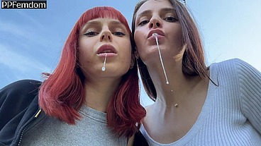 Two Mistresses Brought You To The Forest To POV Spit And Humiliate You And Then Leave You There