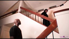 When Feeling Naughty the Erotic Black Girl Invites Her Man Over to Ride His BBC