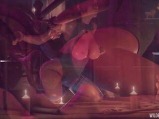 Tomb Raider lara croft Halloween :Wildeerstudio