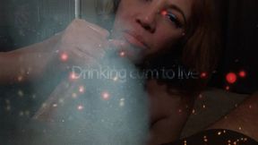 Vampire Eve eats Cum to survive