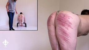 part 1: caning & fisting! (reverse angle)