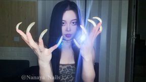 #20 - Hand movements with my Long Natural Nails(16mins)