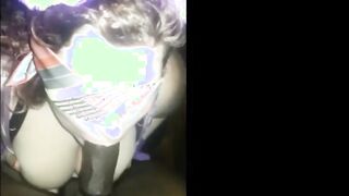 Pet Kitten Blindfolded and Blowing Penis