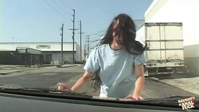 Yet another tight-slutted tramp got two massive cocks stuffed deep in her filthy wet-puss and arsehole