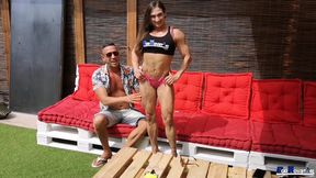 Getting freaky with Karyn Bayres' pumped-up bod, taking on Victor Bloom in an all-out sex battle