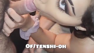 Trans Wifey Gets Penetrated And Fellated In Black Undergarments