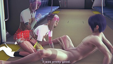 Cyborg Girl has sex in the subway - Cyberpunk 2077 Parody