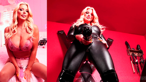 Mesmerizing Busty Blonde Brittany Andrews Rubs Her Twat While Moaning!