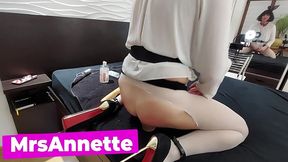 compilation of scenarios in the destroying anal of a hot sissy! mistress annet destroying anal