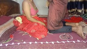 newest threesome desi my husband father first night fucked doggystyle best newly married wife with husband father night blowjob and hardcore