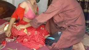 newest threesome desi my husband father first night fucked doggystyle best newly married wife with husband father night blowjob and hardcore