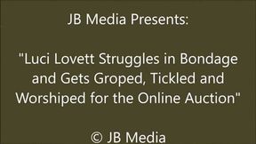 Luci Lovett Bound and Being Auctioned Off - WMV
