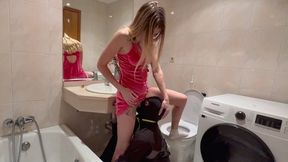 Anilingus and Cunnilingus Femdom After Toilet for Mistress Dorimills (MP4 HD 1080p)