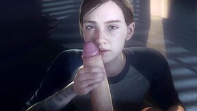 The Lust Of Us - Ellie Cock Sucking Slut