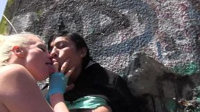 lesbian lockup inmates grind each other to orgasm after stripping