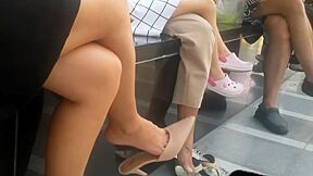 Candid Asian Dangling In The Mall