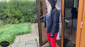 Outdoor Muddy Boot Trample in Mistress's Hunter Wellies