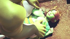princess fiona get rammed by hulk