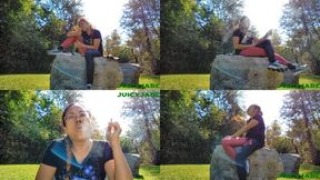 Fit Asian enjoys a smoke outdoors volume 51 Non Nude ****MP4****