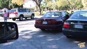 @#@! Parking Lot Pickup Leads to Juicy Threesome!